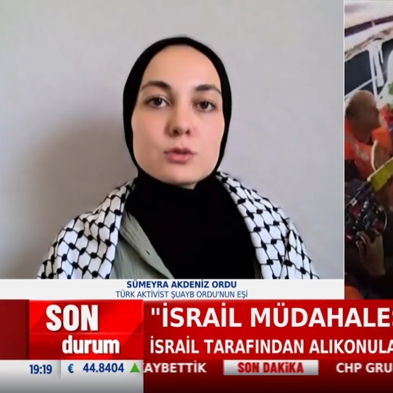 Türk aktivistin eşi Habertürk'e konuştu. 

