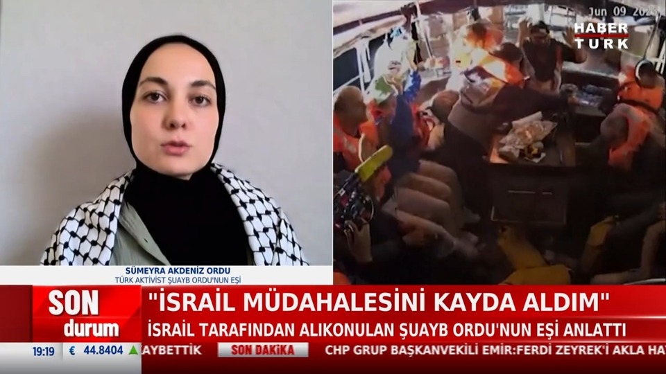 Türk aktivistin eşi Habertürk'e konuştu.