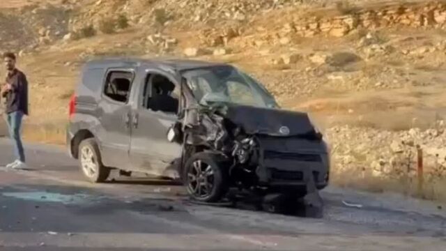 Mardin'de kaza: 9 yaralı