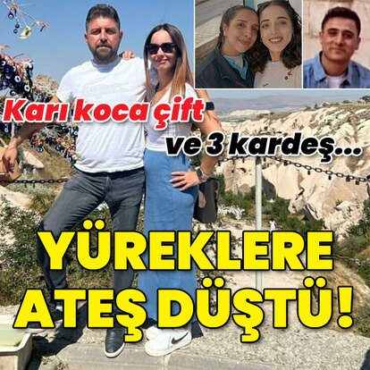 Karı koca çift ve 3 kardeş... Artık yoklar!
