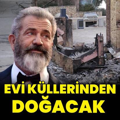 Kül olan evini yeniden inşa ediyor