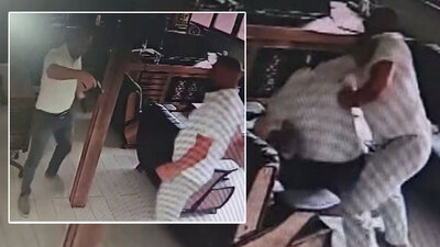 İş insanını öldüren boğuşma! Dehşet anı kamerada!