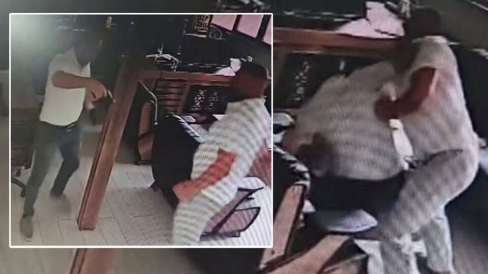 İş insanını öldüren boğuşma! Dehşet anı kamerada!