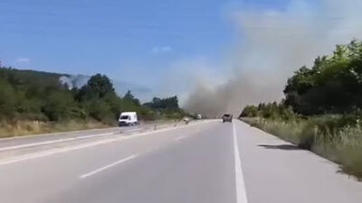 Çanakkale'de korkutan orman yangını