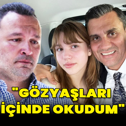 "Gözyaşları içinde okudum"
