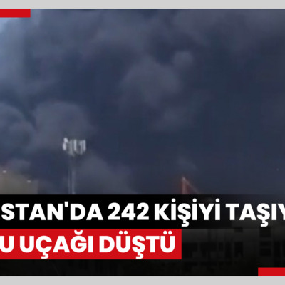 Yolcu uçağı kalkıştan hemen sonra düştü