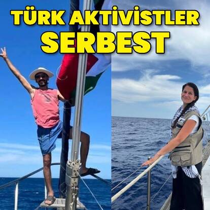 İsrail, 2 Türk aktivisti serbest bıraktı
