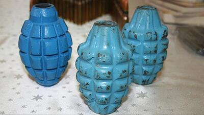 Kazı çalışmalarında el bombası bulundu