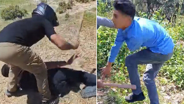 Tanınmamak için kask taktı! Kan donduran işkence!