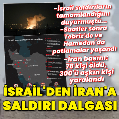 İsrail'den İran'a art arda saldırdılar!