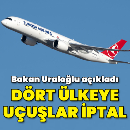 İran, Irak, Suriye ve Ürdün uçuşları iptal