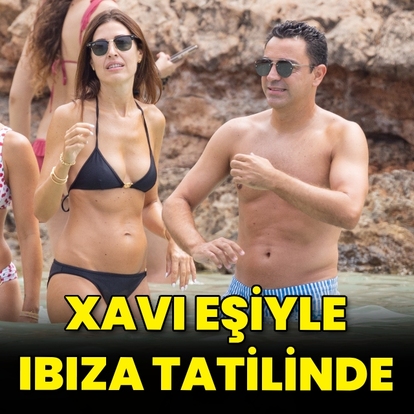 Xavi Hernandez'in Ibiza keyfi
