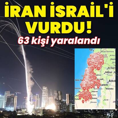 İsrail: İran'dan füze saldırısı düzenledi