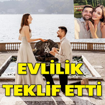 Evlilik teklifinde bulundu