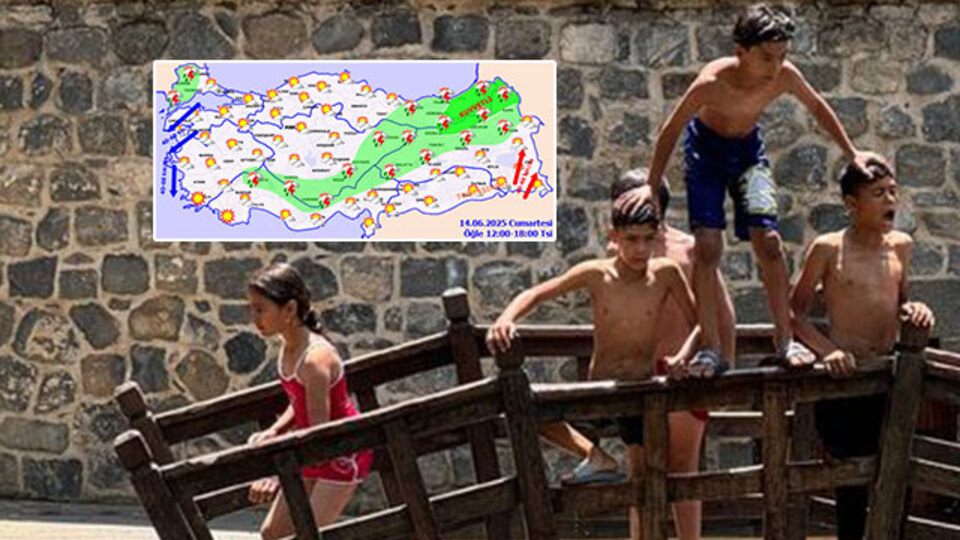 Rekor 40 derece ile Şanlıurfa'da! 5 bölgede sağanak!