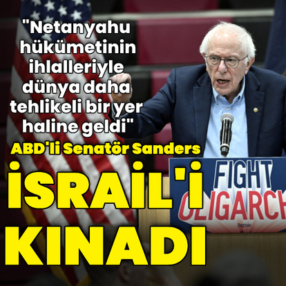 ABD'li Senatör İsrail'in saldırısını kınadı