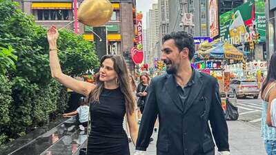 New York'ta aşk dolu doğum günü kutlaması