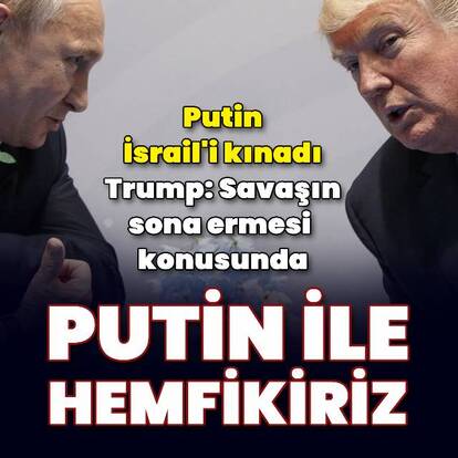 Trump ile Putin Orta Doğu'yu görüştü