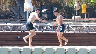 Fenerbahçeli yıldızın eğlenceli tatili