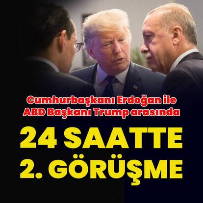 Erdoğan ve Trump telefonda görüştü