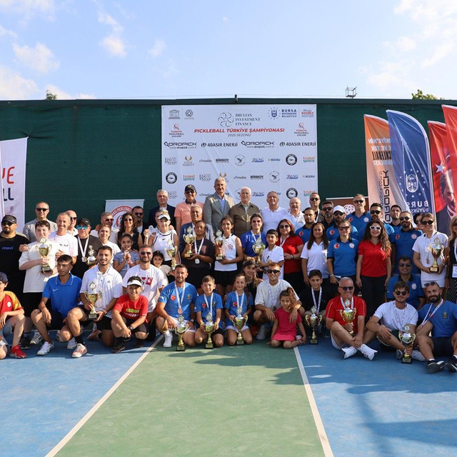 Bursa'da Pickleball heyecanı sona erdi!
