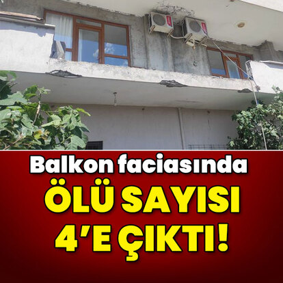 Batman'da bir binada balkon çöktü! 4 ölü, 6 yaralı
