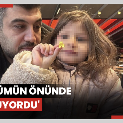 Ataşehir'de kızını döven eşini kayda aldı