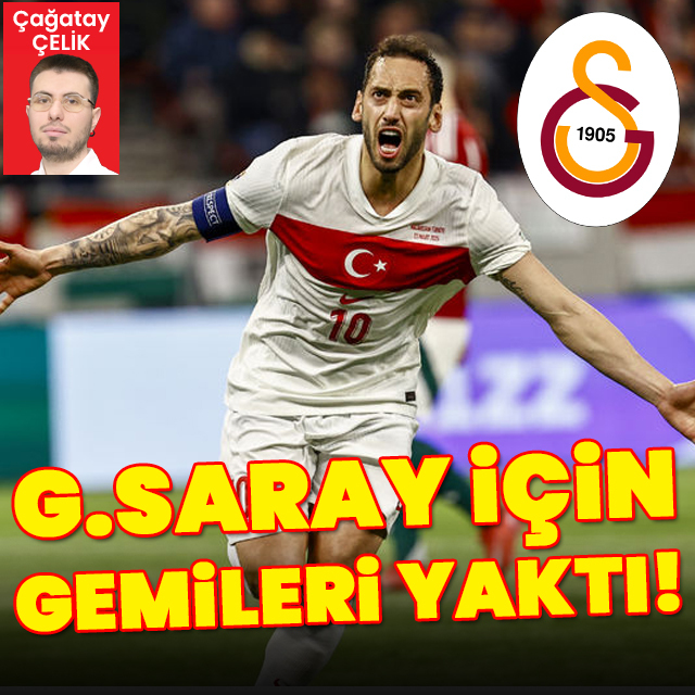Hakan gemileri yaktı!