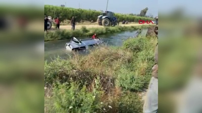 Sulama kanalında felaket! Baba ve 2 kızı öldü!