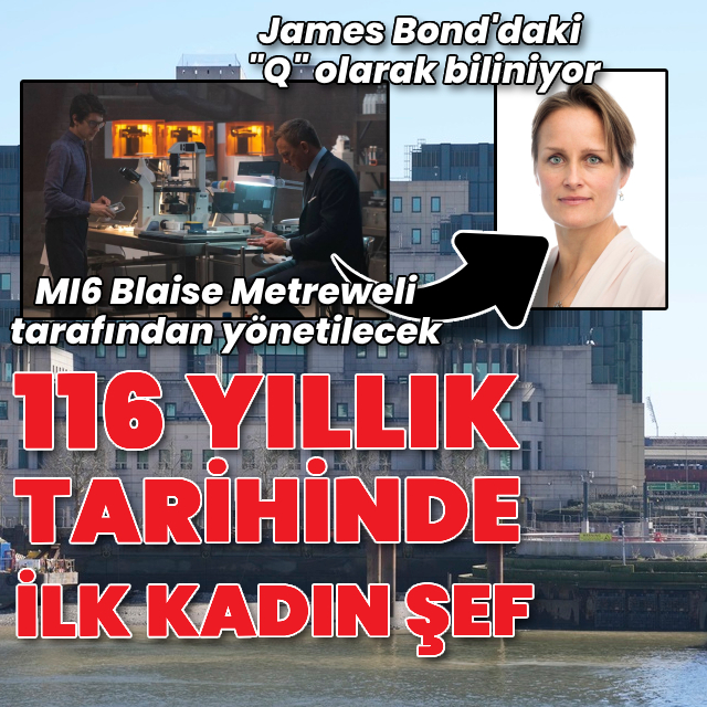 İngiliz istihbaratının başına ilk kez bir kadın atandı