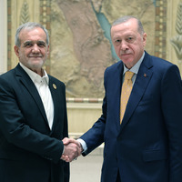 Cumhurbaşkanı Erdoğan, İran Cumhurbaşkanı ile görüştü