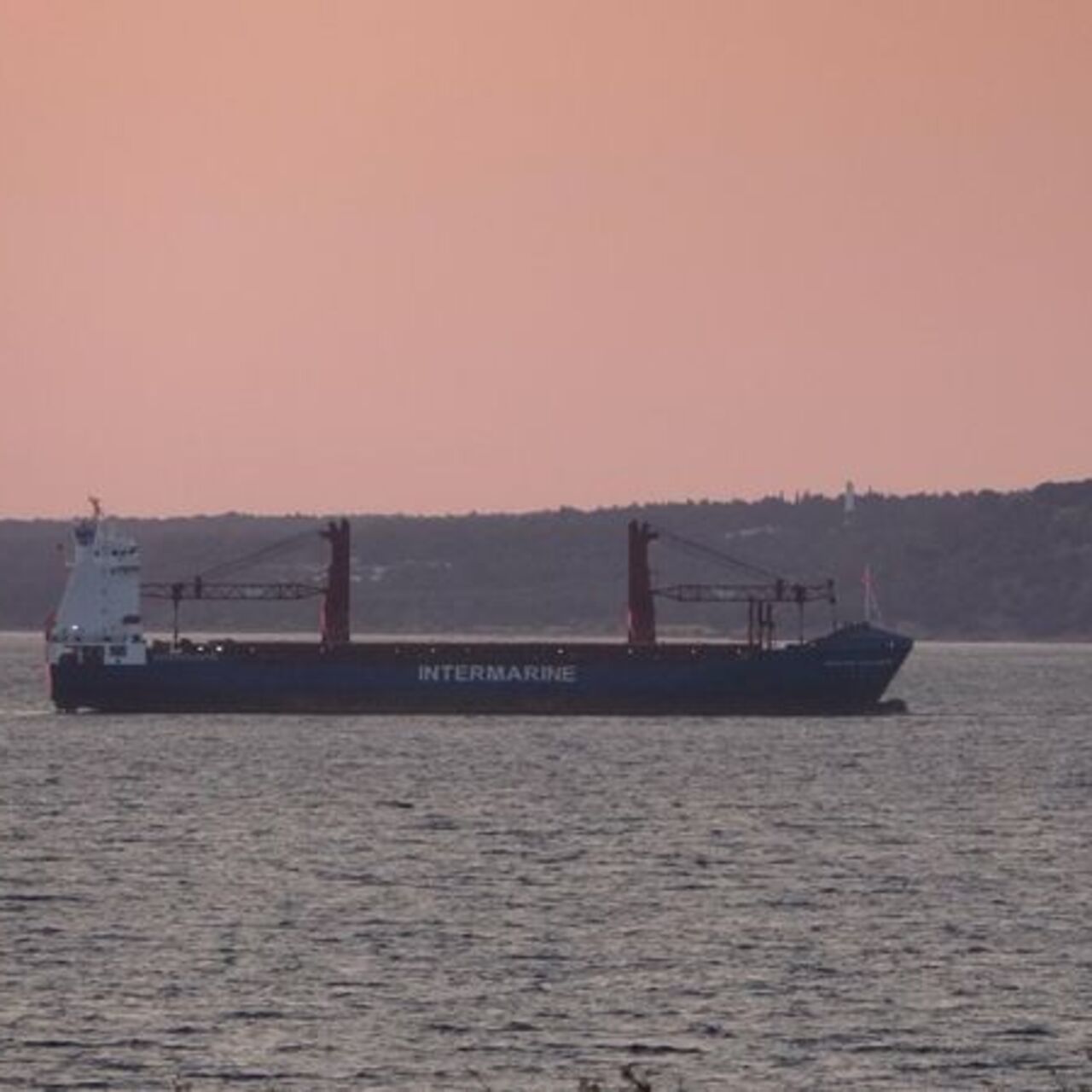 Çanakkale Boğazı'nda gemi yangını!