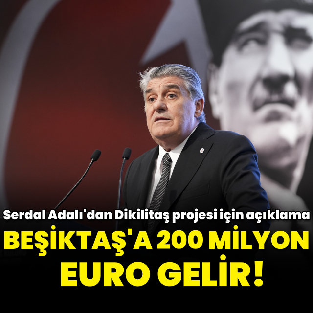 Serdal Adalı duyurdu: Beşiktaş'a dev gelir!