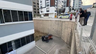 Kaza yapan ATV'deki çocuk yaralandı