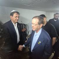 İsrail Cumhurbaşkanı sığınakta