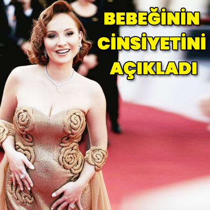 Bebeğinin cinsiyetini açıkladı