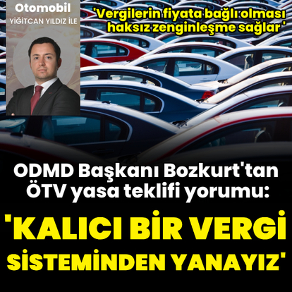 ODMD: 'Uzun vadeli bir vergi sisteminden yanayız'