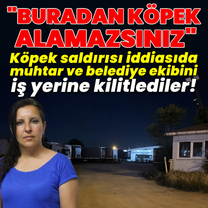 Muhtar ve belediye ekibini iş yerine kilitlediler!