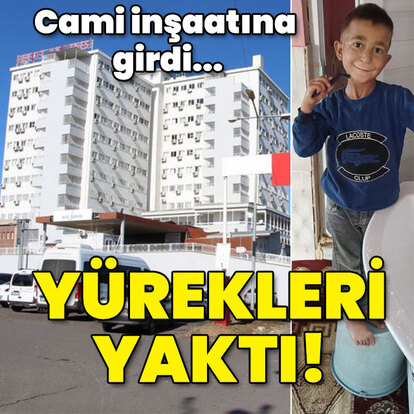 Cami inşaatına girdi... Yürekleri yaktı!