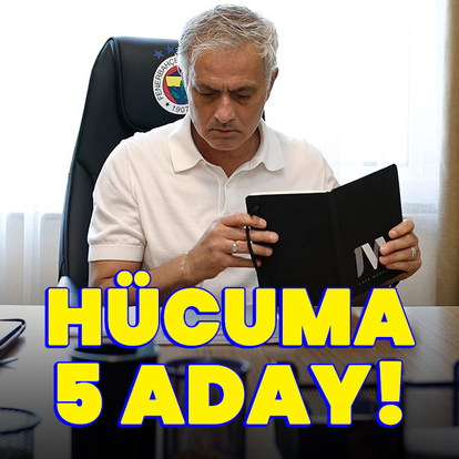 Fenerbahçe'de hücuma 5 aday!