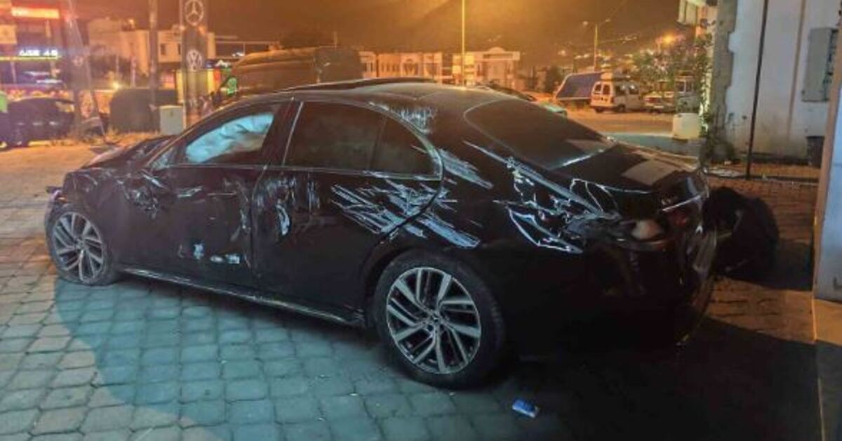 Bodrum'da meydana gelen trafik kazasında sürücü Burak G. plakayı çıkardı ve olay yerinden kaçtı.
