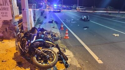 İki motosiklet çarpıştı, sürücüler öldü