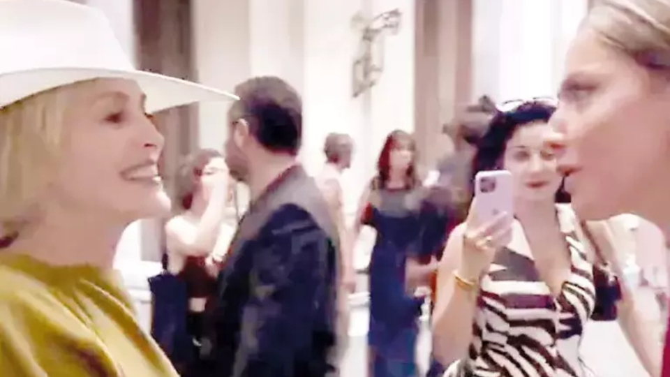 Sharon Stone ile tanıştı