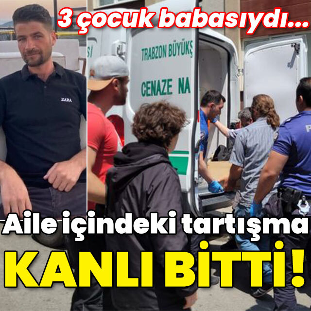 Aile içi tartışma kanlı bitti!