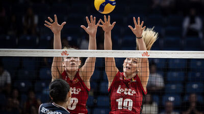 Belçika, Güney Kore'yi 4 sette devirdi