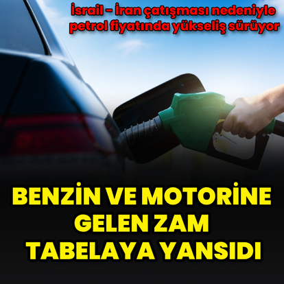Benzin ve motorine zam