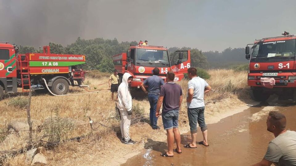 İki ilde korkutan yangın! Müdahale başladı