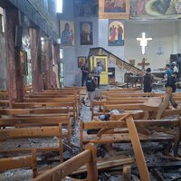Şam'da kilisede patlama meydana geldi