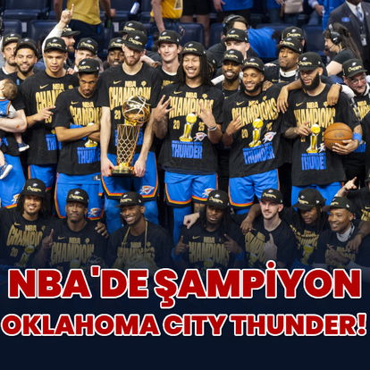 NBA'de şampiyon Oklahoma City Thunder!