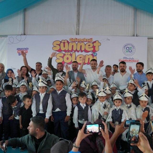 Arnavutköy'de 650 çocuk için sünnet şöleni